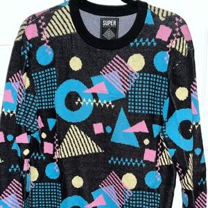 Super Massive Men’s Graphic Vintage-Style Sweater Medium
